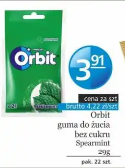 Specjał Orbit guma do żucia bez cukru Spearmint oferta