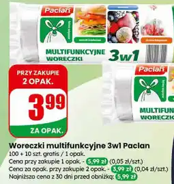 Dino Paclan Woreczki multifunkcyjne 3w1 oferta