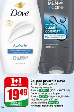 Dino Zel pod prysznic Dove oferta