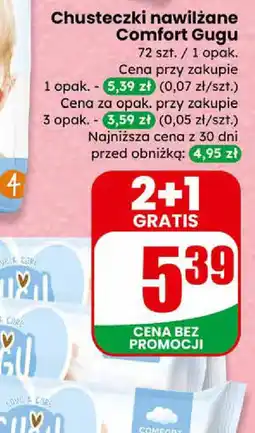 Dino Chusteczki nawilżane Comfort Gugu oferta
