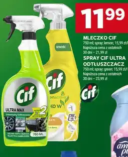 Stokrotka Mleczko Cif / Spray Cif Ultra Odtłuszczacz oferta