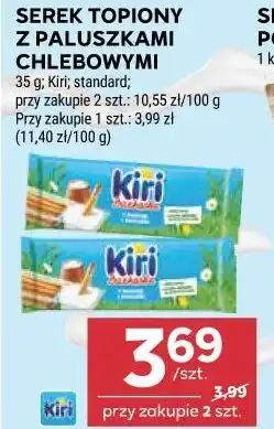 Stokrotka Serek topiony z paluszkami chlebowymi Kiri oferta