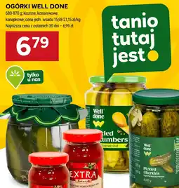 Stokrotka Ogórki Well Done kiszone, konserwowe, kanapkowe oferta
