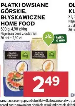 Stokrotka Płatki owsiane górskie, błyskawiczne Home Food oferta