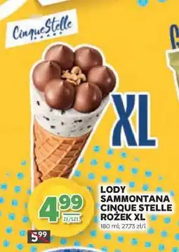 Stokrotka Lody Sammontana Cinque Stelle Rożek XL oferta