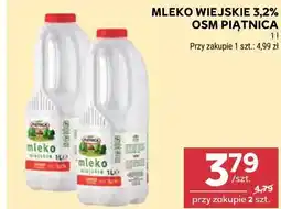Stokrotka Market Mleko Wiejskie 3,2% OSM Piątnica oferta