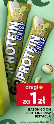 Stokrotka Market Baton Go On Protein Crisp Pistacja oferta