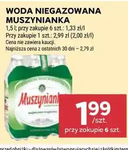 Stokrotka Market Woda niegazowana Muszynianka oferta