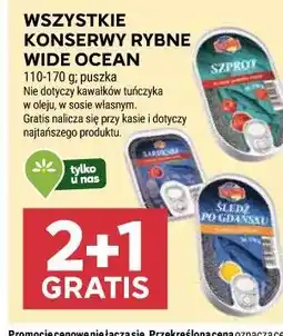 Stokrotka Market Wszystkie konserwy rybne Wide Ocean oferta