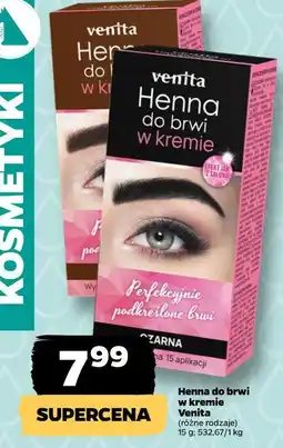 Netto Henna do brwi w kremie Venita (różne rodzaje) oferta