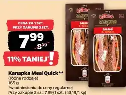 Netto Kanapka Meal Quick (różne rodzaje) oferta