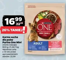 Netto Karma sucha dla psów Purina One Mini oferta