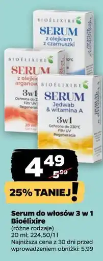 Netto Serum do włosów 3 w 1 Bioelixire (różne rodzaje) oferta
