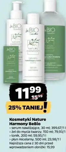 Netto Kosmetyki Nature Harmony BeBio (serum, żel, tonik, płyn) oferta