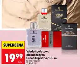 Biedronka Woda toaletowa dla mężczyzn różne rodzaje oferta