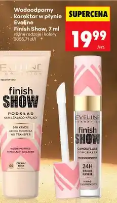 Biedronka Wodoodporny korektor w płynie Finish Show różne rodzaje i kolory oferta