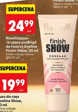 Biedronka Nawilżająco-kryjący podkład do twarzy Finish Show różne rodzaje i kolory oferta