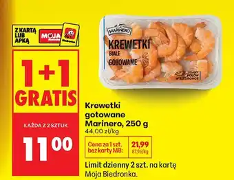 Biedronka Krewetki białe gotowane oferta