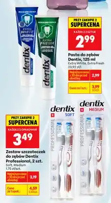 Biedronka Zestaw szczoteczek do zębów Professional Medium oferta
