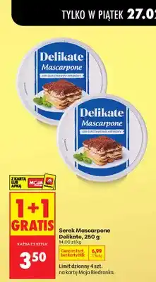 Biedronka Serek Mascarpone oferta
