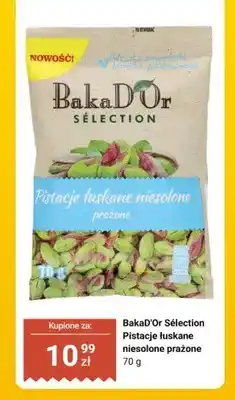 Biedronka Pistacje turkane niesolone prażone oferta