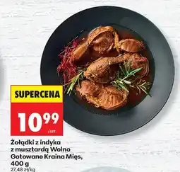 Biedronka Żołądki z indyka z musztardą Wolno Gotowane Kraina Mięs oferta