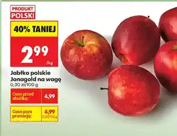 Biedronka Jabłko polskie Jonagold na wagę oferta