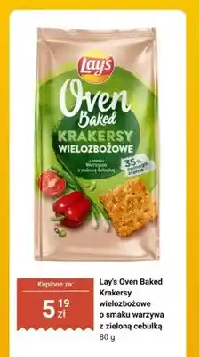 Biedronka Krakersy wielozbożowe o smaku warzywa z zieloną cebulką oferta