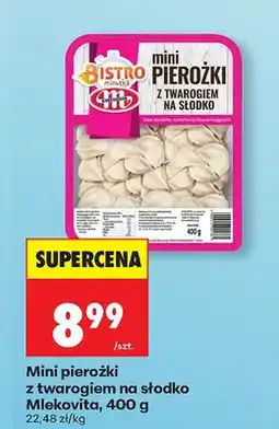 Biedronka Mini pierożki z twarogiem na słodko oferta