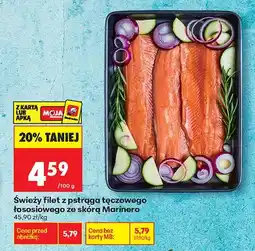 Biedronka Świeży filet z pstrąga łęczowego łososiowego ze skórą oferta