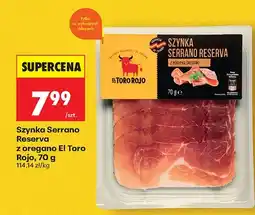 Biedronka Szynka Serrano Reserva z oregano oferta