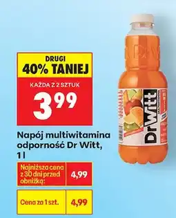 Biedronka Napój multiwitamina odporność oferta