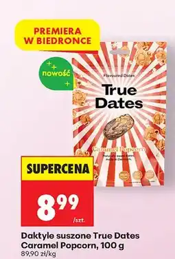 Biedronka Daktyle suszone Caramel Popcorn oferta