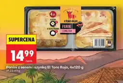 Biedronka Panini z serem i szynką oferta