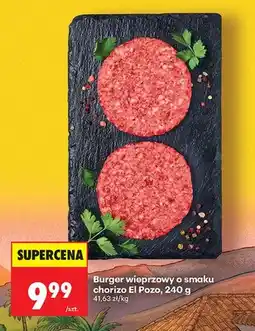 Biedronka Burger wieprzowy o smaku chorizo oferta