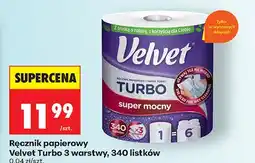 Biedronka Ręcznik papierowy Turbo super mocny 3 warstwy, 340 listków oferta