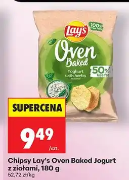 Biedronka Chipsy Oven Baked Jogurt z ziołami oferta