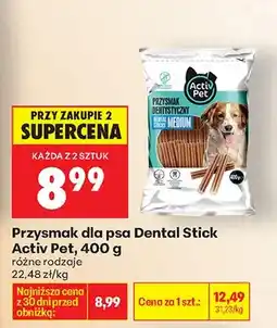 Biedronka Przysmak dla psa Dental Stick różne rodzaje oferta