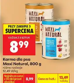 Biedronka Karma dla psa różne rodzaje oferta