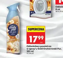 Biedronka Odświeżacz powietrza w spray'u Gold Orchid oferta