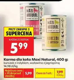 Biedronka Karma dla kota kurczak z indykiem, wołowina z jagnięciną oferta