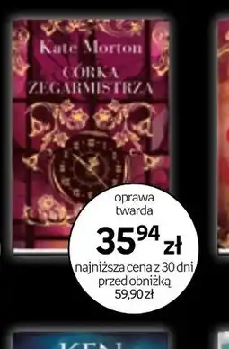 Empik Kate Morton Córka Zegarmistrza oferta