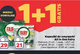 Netto Fairy Kapsułki do zmywarki oferta