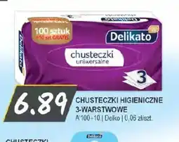 Słoneczko Delikato Chusteczki higieniczne oferta