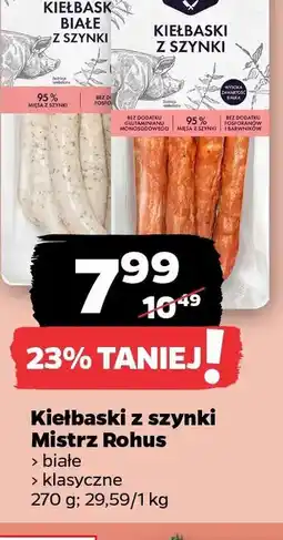 Netto Mistrz Rohus Kiełbaski z szynki oferta