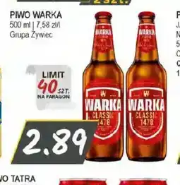 Słoneczko Piwo Warka Classic oferta