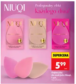 Biedronka Gąbeczka do makijażu Niuqi, 1 szt oferta