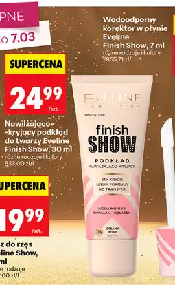 Biedronka Nawilżająco-kryjący podkład do twarzy Eveline Finish Show oferta