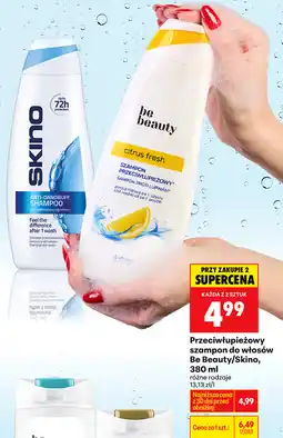 Biedronka Przeciwłupieżowy szampon do włosów Be Beauty/Skino, 380 ml (różne rodzaje) oferta