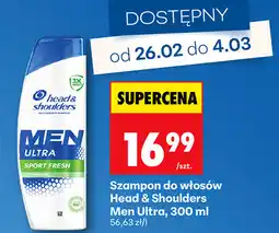 Biedronka Szampon do włosów Head & Shoulders Men Ultra oferta